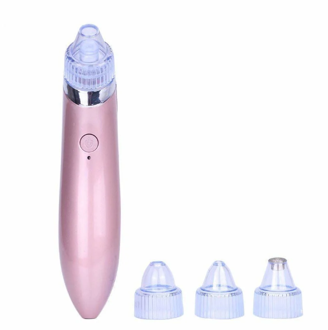 Rechargeable Blackhead & Whitehead Remover: Say goodbye to stubborn blackheads and hello to clear, radiant skin — all from the comfort of your home.