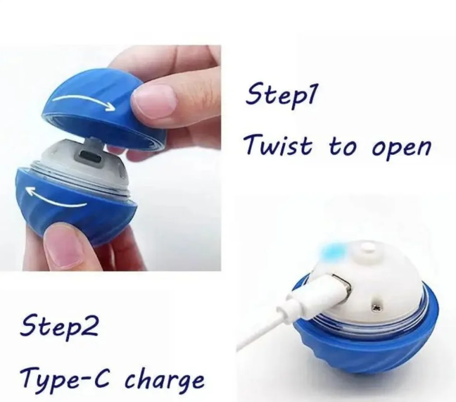 Turbo Electric Ball – Endless Chasing Fun for Your Pet! 🐾