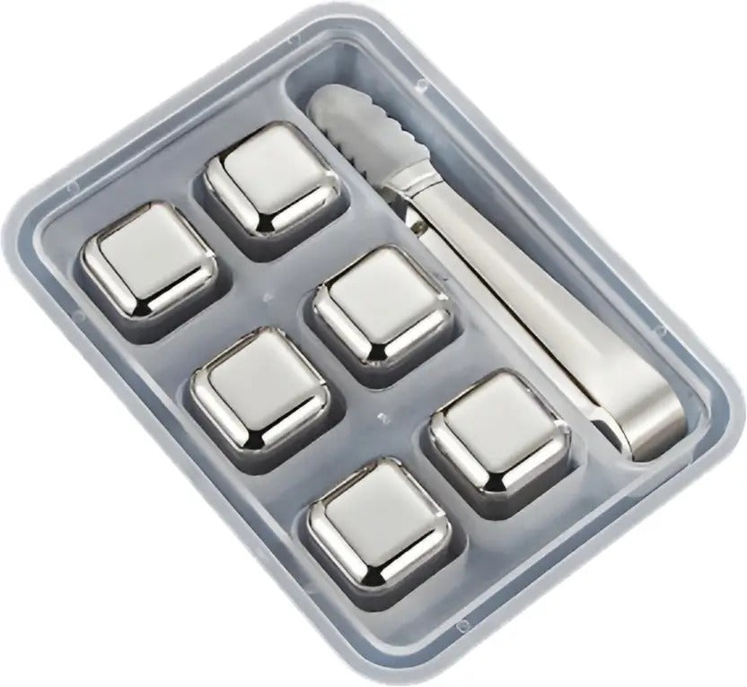 ❄️ Reusable Stainless Steel ICE Cubes 🧊✨