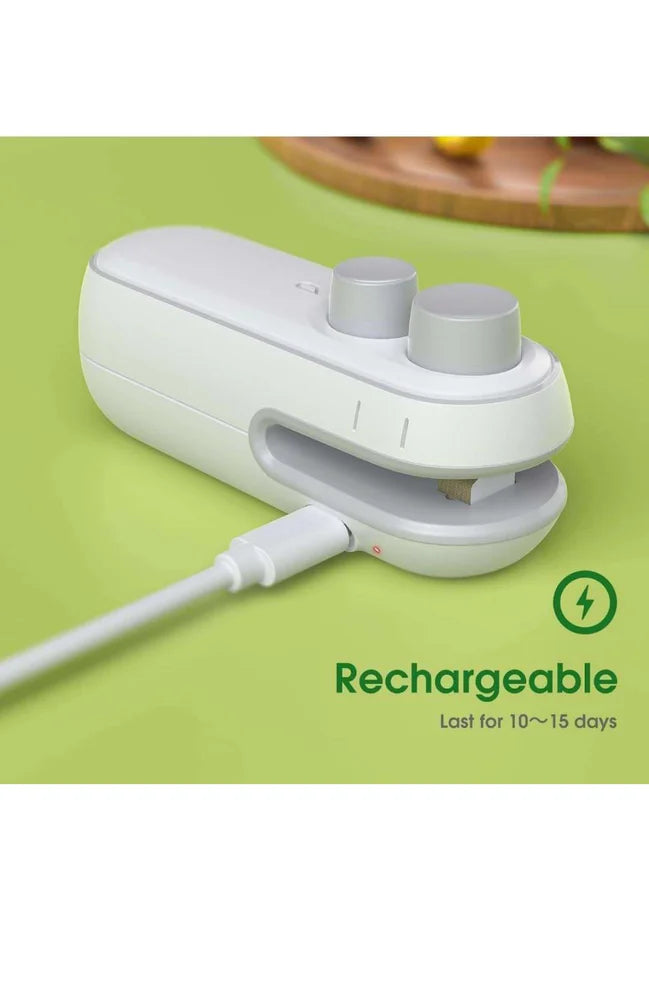 Rechargeable Bag Sealer & Cutter! 🔥