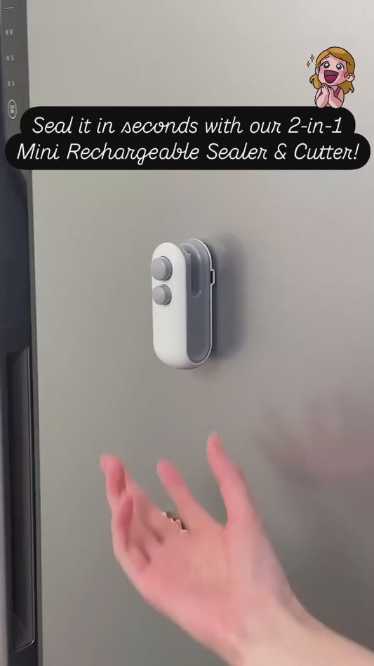 Rechargeable Bag Sealer & Cutter! 🔥