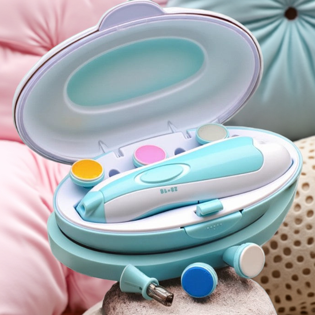 Baby👶🏻 Nail Care Set – Gentle Clippers & Soothing Grinder with LED Light