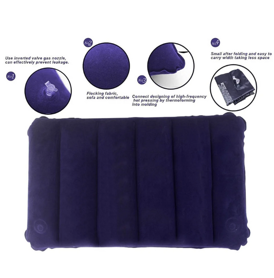 Air Inflatable Travel Pillow: Soft, Ergonomic, and Ready to Go Wherever You Are
