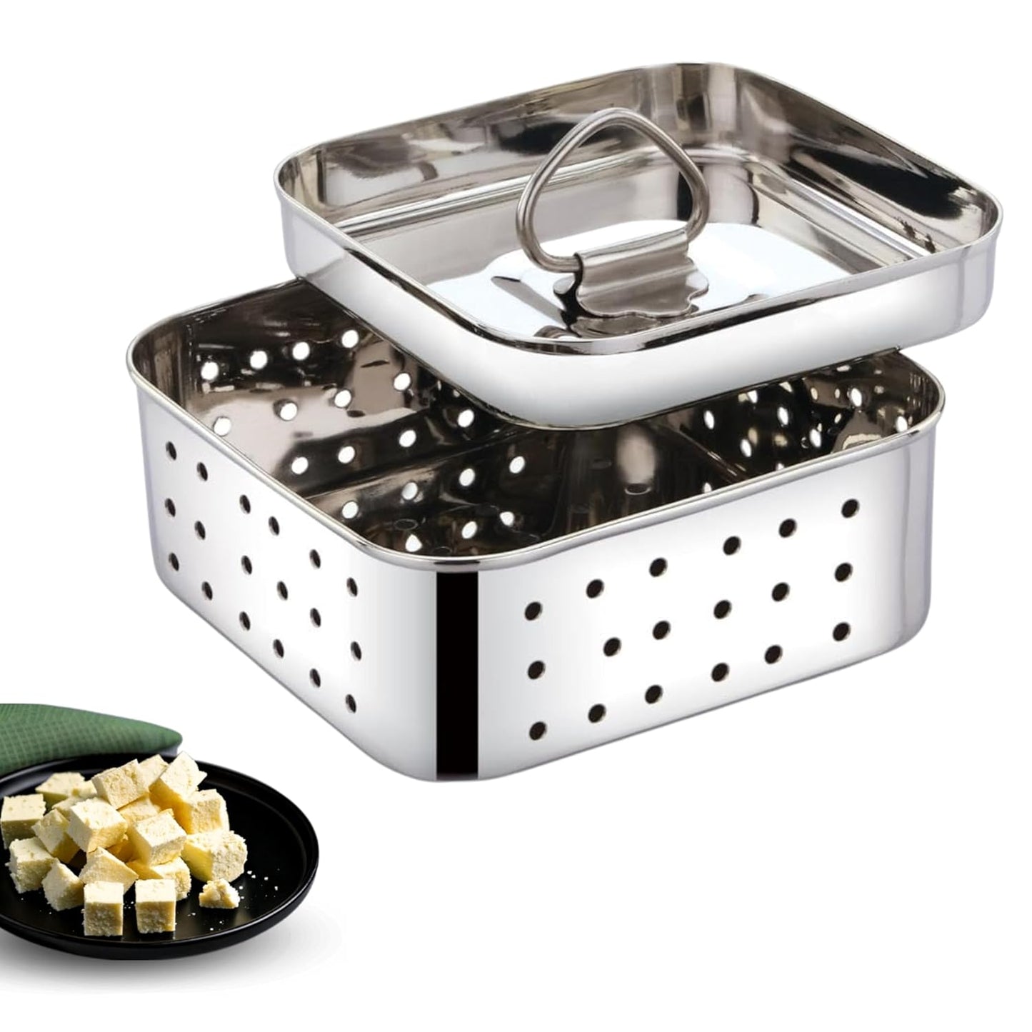 Stainless Steel Square Shape Paneer Mould Maker