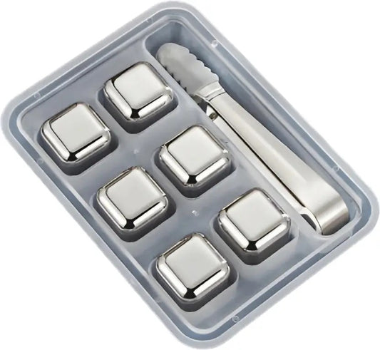 ❄️ Reusable Stainless Steel ICE Cubes 🧊✨